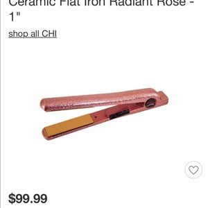 Chi air rose gold glitter 1inch flat iron